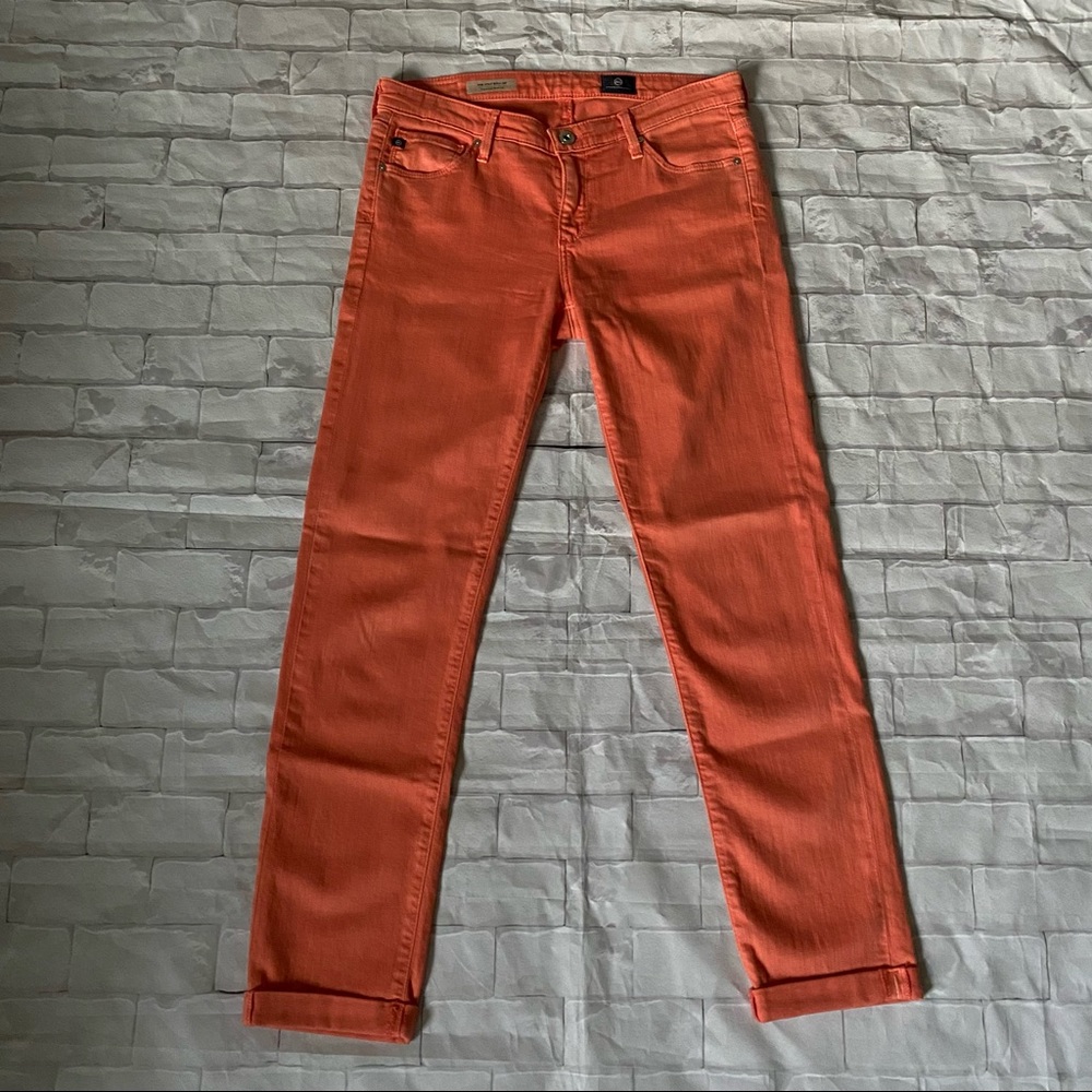 AG Adriano Goldschmied The Stilt Roll up peach size 28